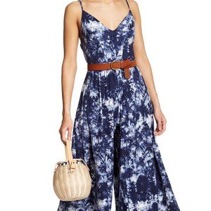 Poof Tie Dye Wide Leg Jumpsuit (NWOT)